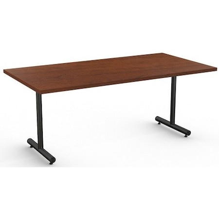 Special-T Table, Black Base, 30inWx72inLx29inH, Mahogany SCTKING3072BMG